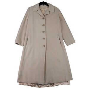 Vintage 70s Amicale Cashmere Overcoat Womens XS Pure Cashmere Dress Coat